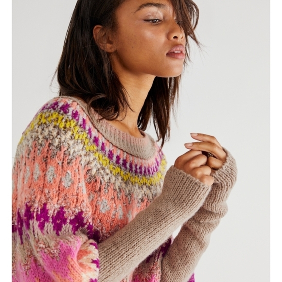 Free People 'Home For The Holiday' Sweater - Picture 3 of 10